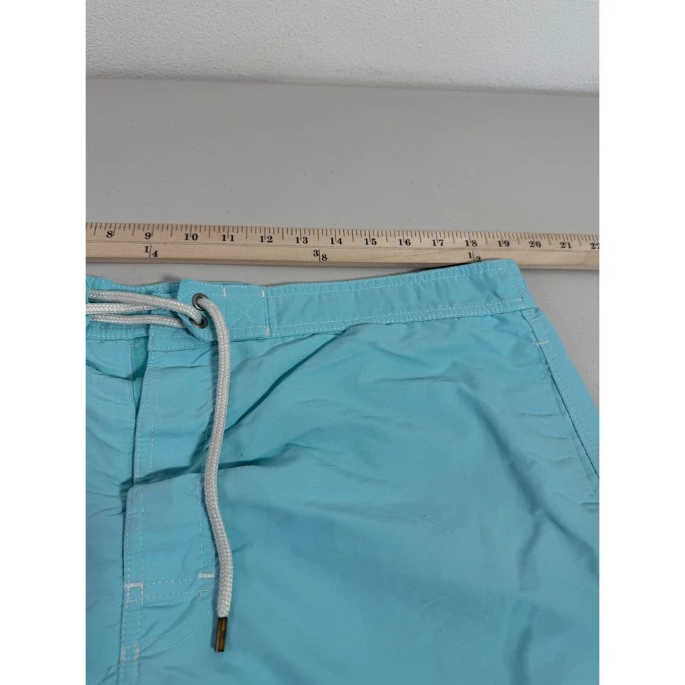 Polo Ralph Lauren Swim Trunks Mens XL Light Blue Cargo Pocket Mesh Lined Shorts